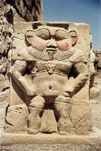 Rilievo del dio domestico egiziano, Bes